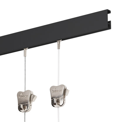 STAS cliprail pro, parfait pour accrocher jusqu'à 20 kg/m.