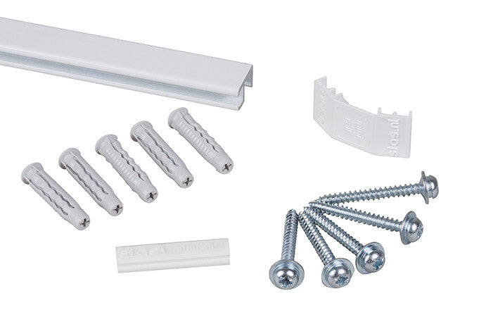 STAS minirail white 150cm + installation kit