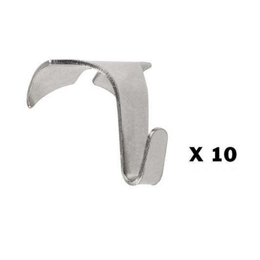 STAS molding hook silver (pack of 10) - ?