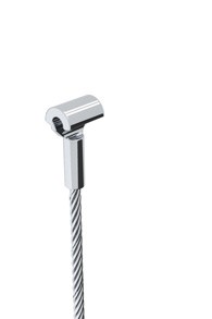 For loads up to 44 lbs: steel cable + STAS zipper pro hook