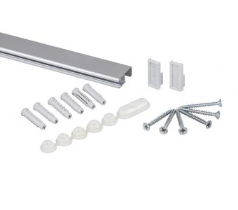 STAS cliprail pro silver 150cm + installation kit