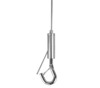 STAS suspension set with safety hook and ceiling mount
