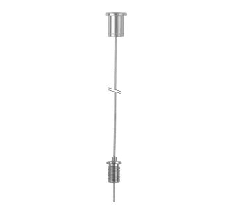 STAS suspension set with external M10 cable grip and ceiling mount
