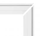 STAS plasterboard rail inner corner profile white