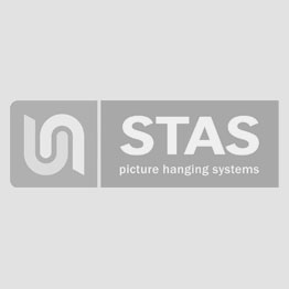 STAS prorail flat white + installation kit