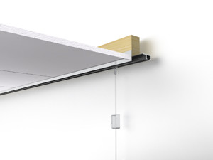 STAS u-rail - ceiling picture hanging system